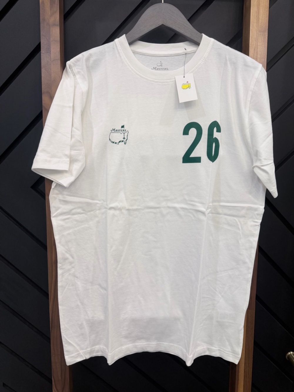 2026 Masters Caddie Tee with Green '26' and Masters Logo - Picture 4 of 5